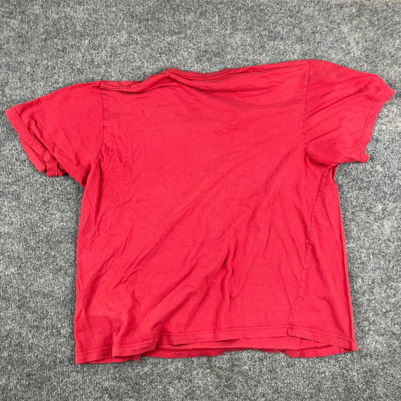 Ink Inc T-Shirt Mens XXL Red V-Neck Graphic Sword Wings Gothic Distressed