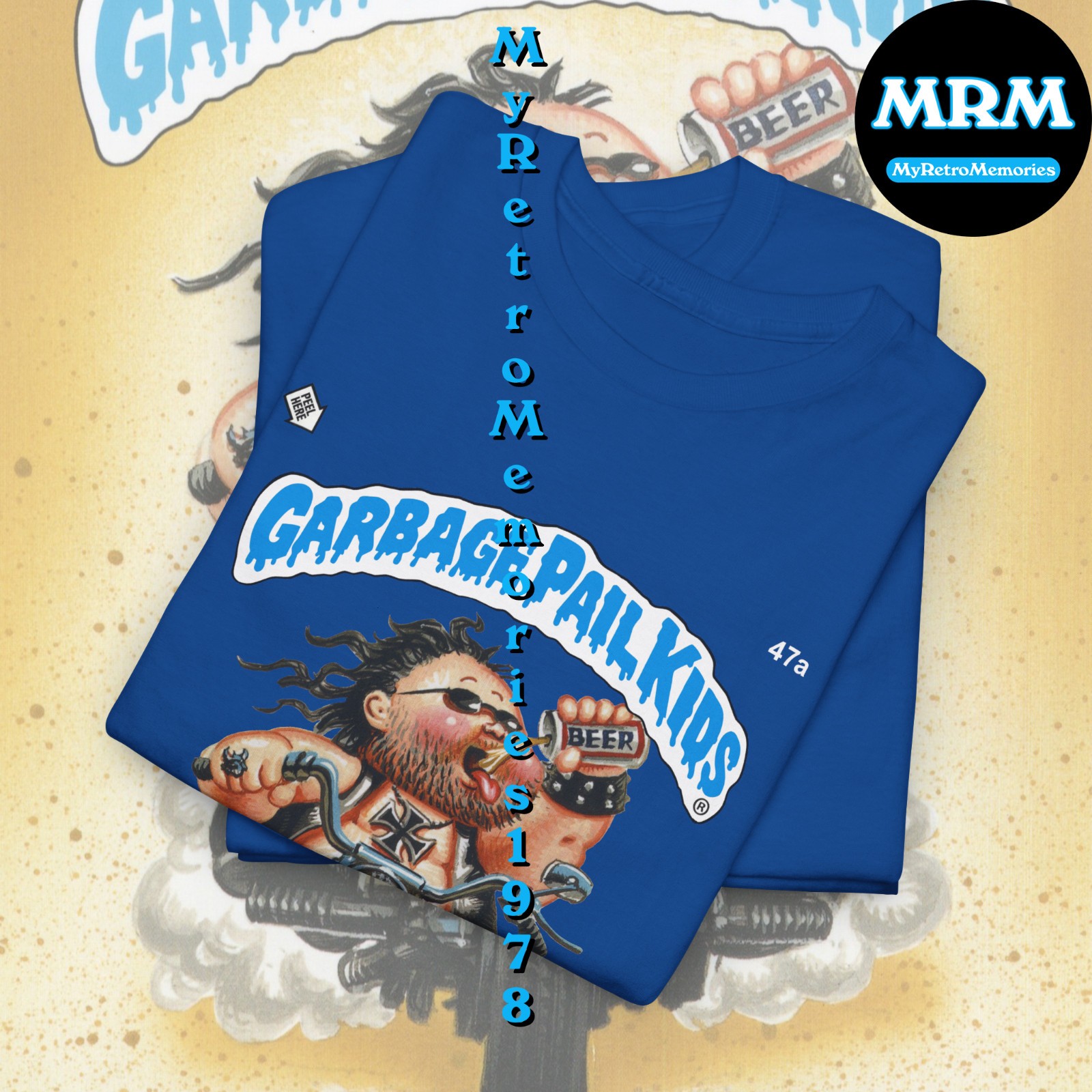 Garbage Pail Kids Disgustin’ Justin or Vile Kyle T-shirt S-5XL GPK Retro Tee