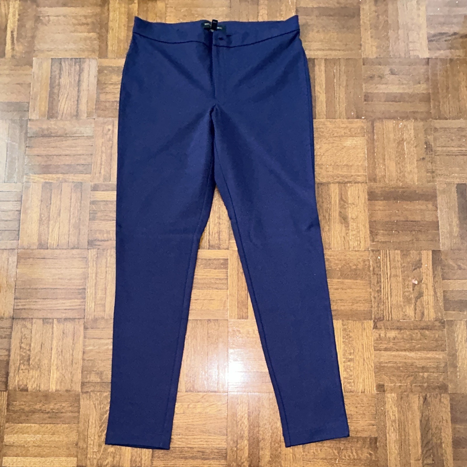 Banana Republic Blue Women’s Dress Pants Flat Front Solid Regular Button