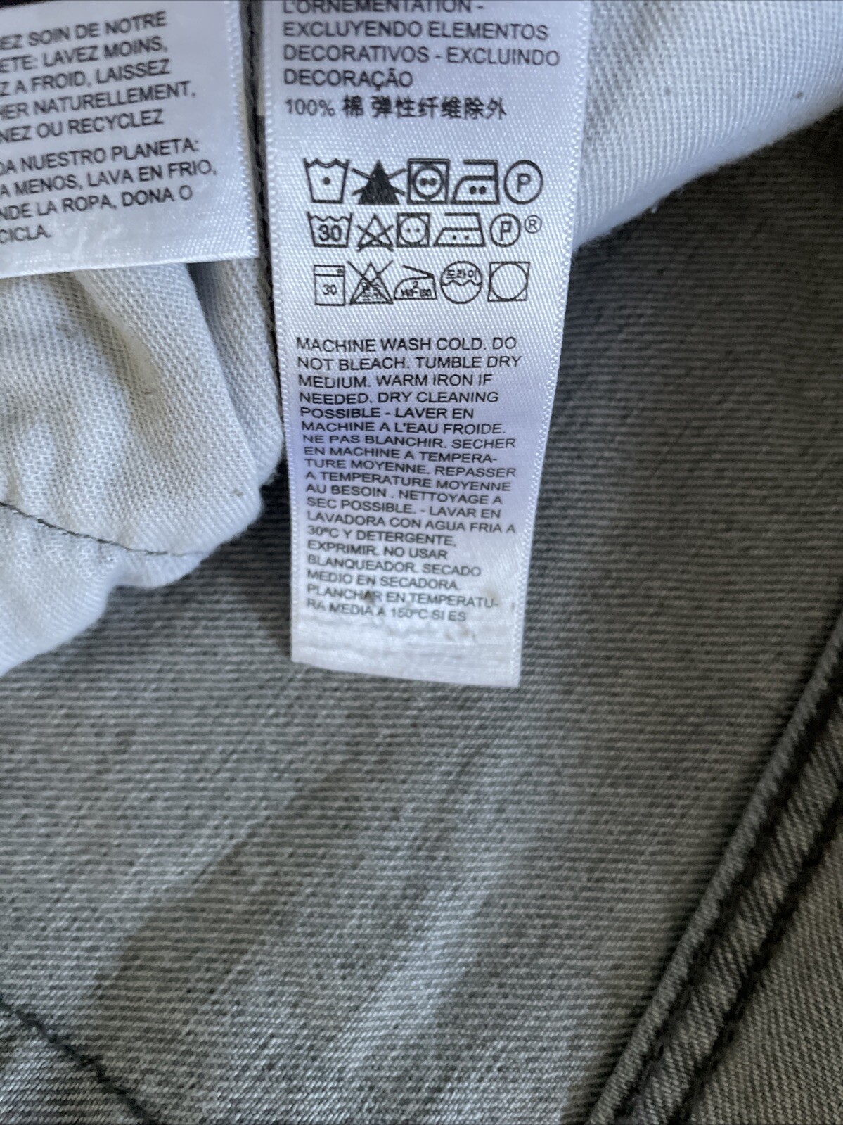 Levi’s 501 Jeans Men 40×30 Gray Relaxed Fit Button Fly Str Leg Western Irregular