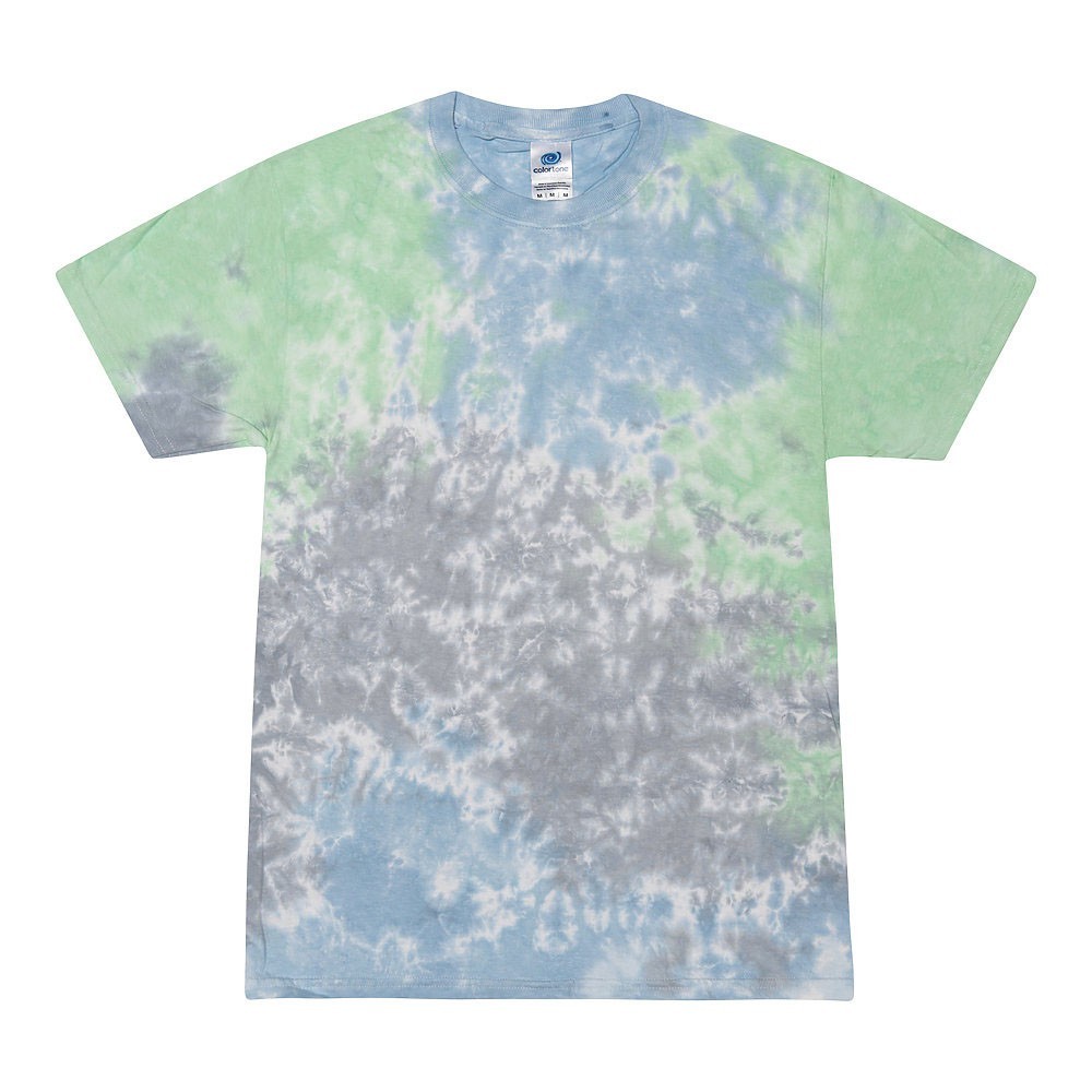 Colortone Tie Dye T-Shirt Unisex Rainbow Vibrant Cotton Tee S M L XL 2XL-5XL New