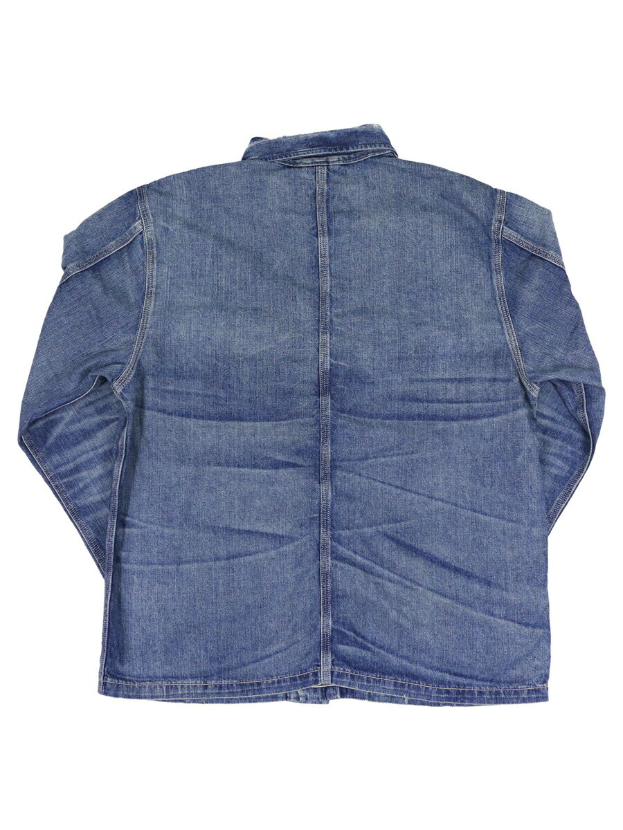 Polo Ralph Lauren POLO COUNTRY Vintage Denim Chore Jacket Barn Coat- Blue Denim