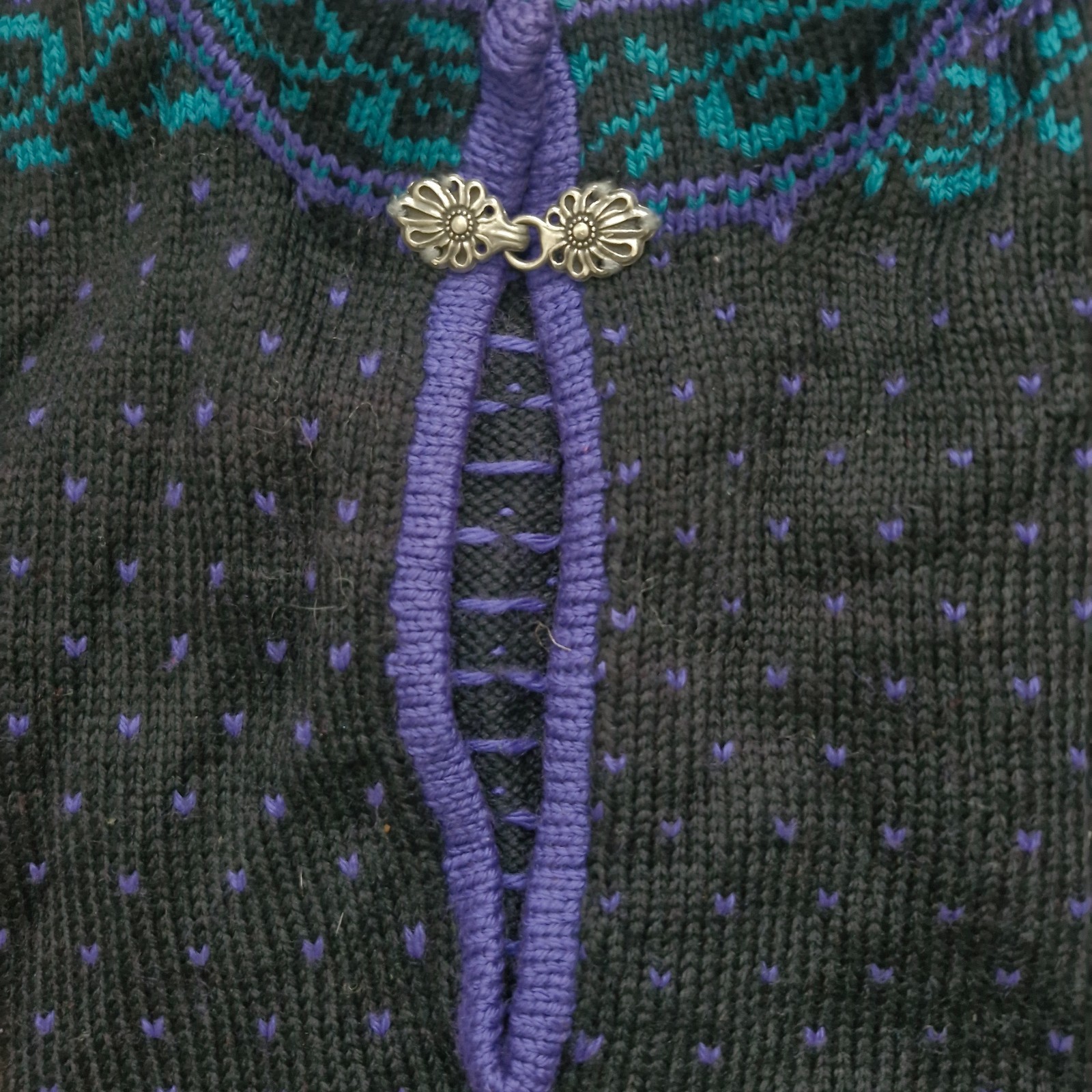 Stowe Woolens Jumper Sweater Women Large Handcrafted 100% Wool Vintage Pullover