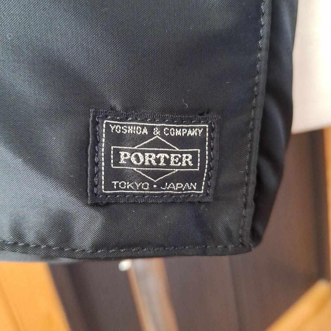 Porter Pxtanker Vertical Shoulder Bag Nylon Polyester Black Used