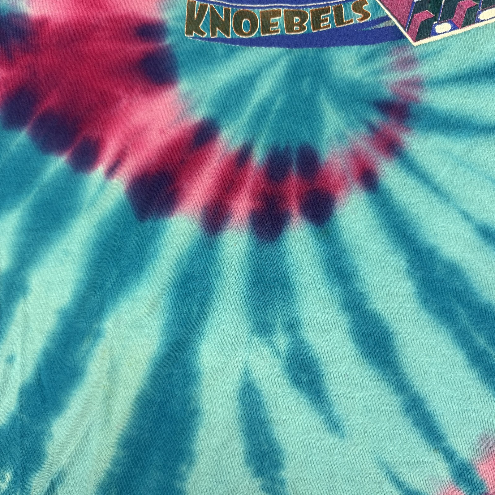 Vintage Colortone Knoebels Twister Tie-Dye T-Shirt