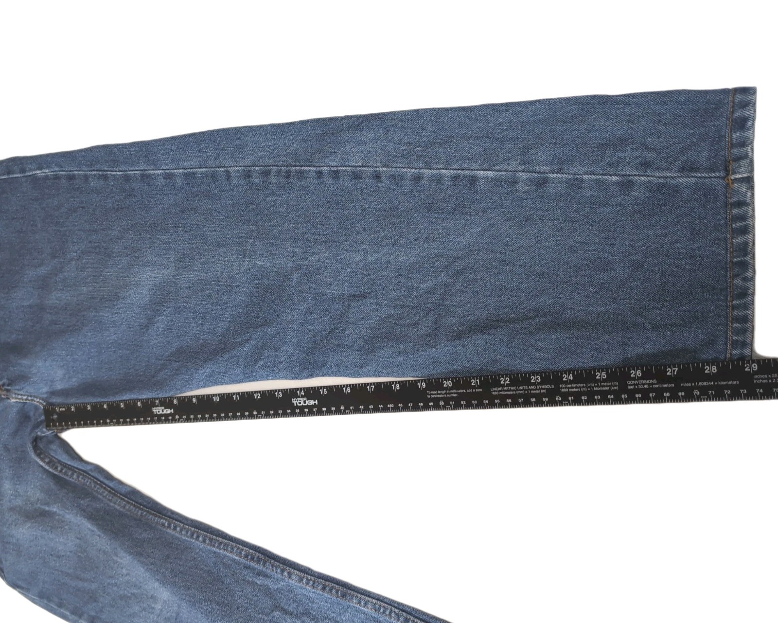 Levi Strauss 505 Mens Regular Fit Jeans Medium Blue Wash Zipper Fly Size 34×29