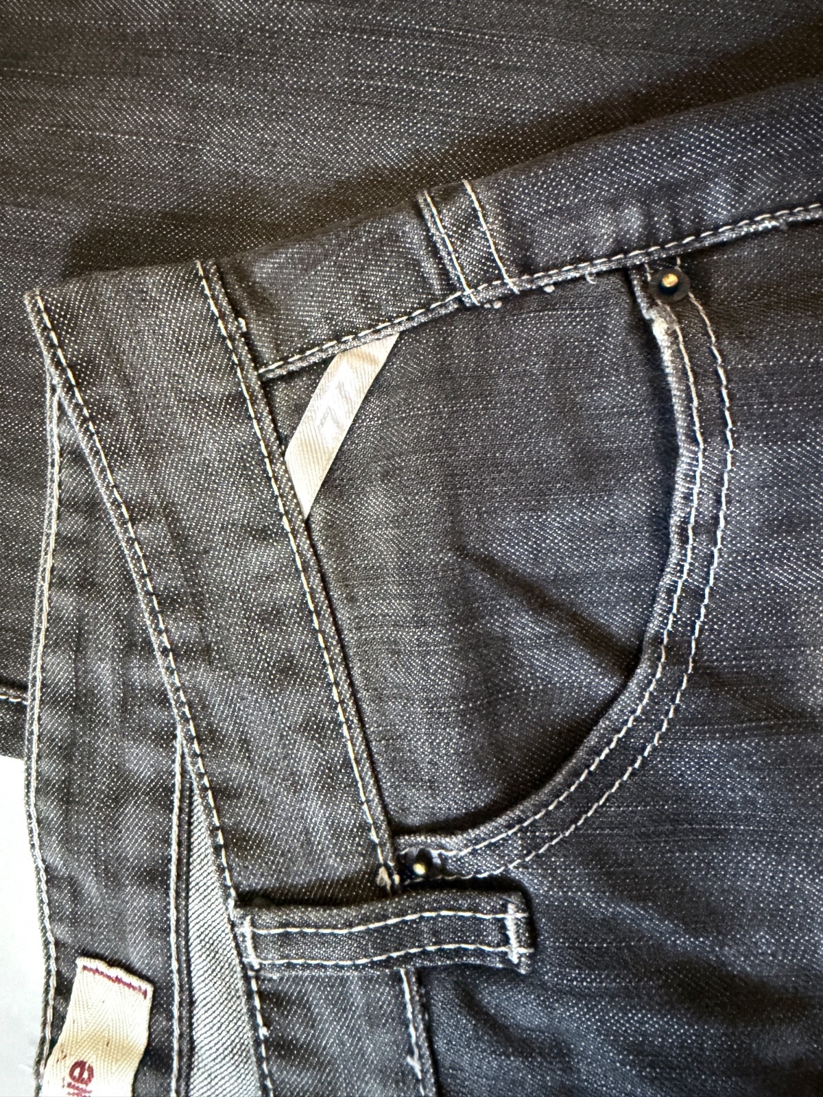 Metersbonwe Jeans Wear Mens 32×30 Grey Faded Denim Straight Leg Casual Pants
