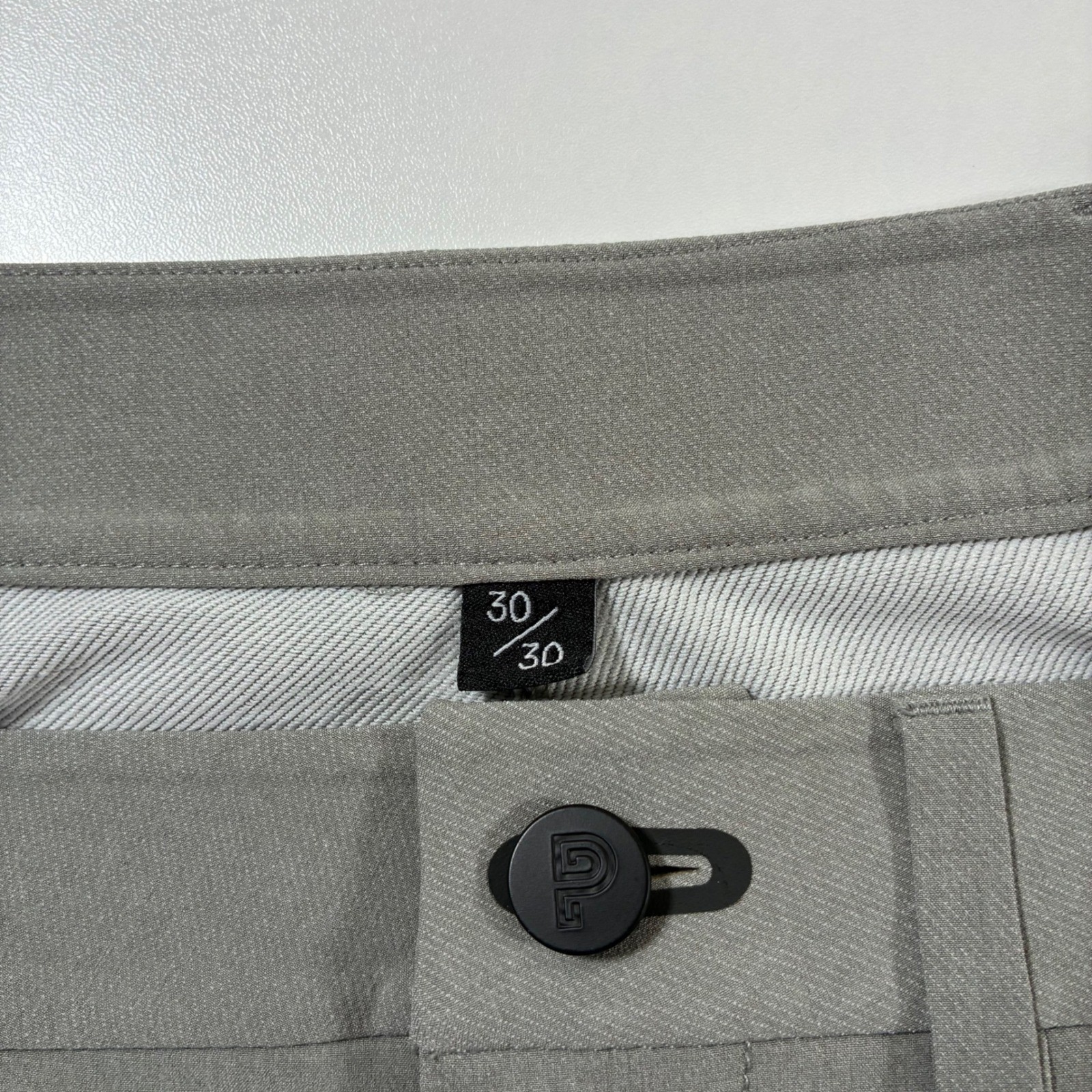 Public Rec Gamechanger Pants 30×28 Gray 5-Pocket Performance Stretch (Tag 30×30)