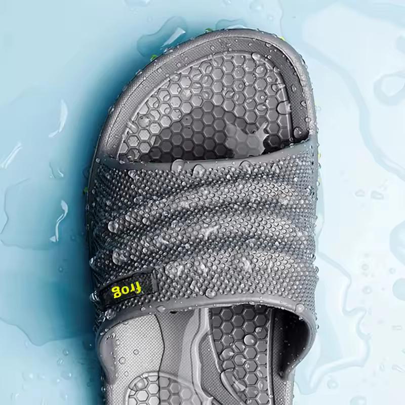 Soft EVA Men’s Slippers Non-Slip Lightweight Comfort Home Bathroom Shoes