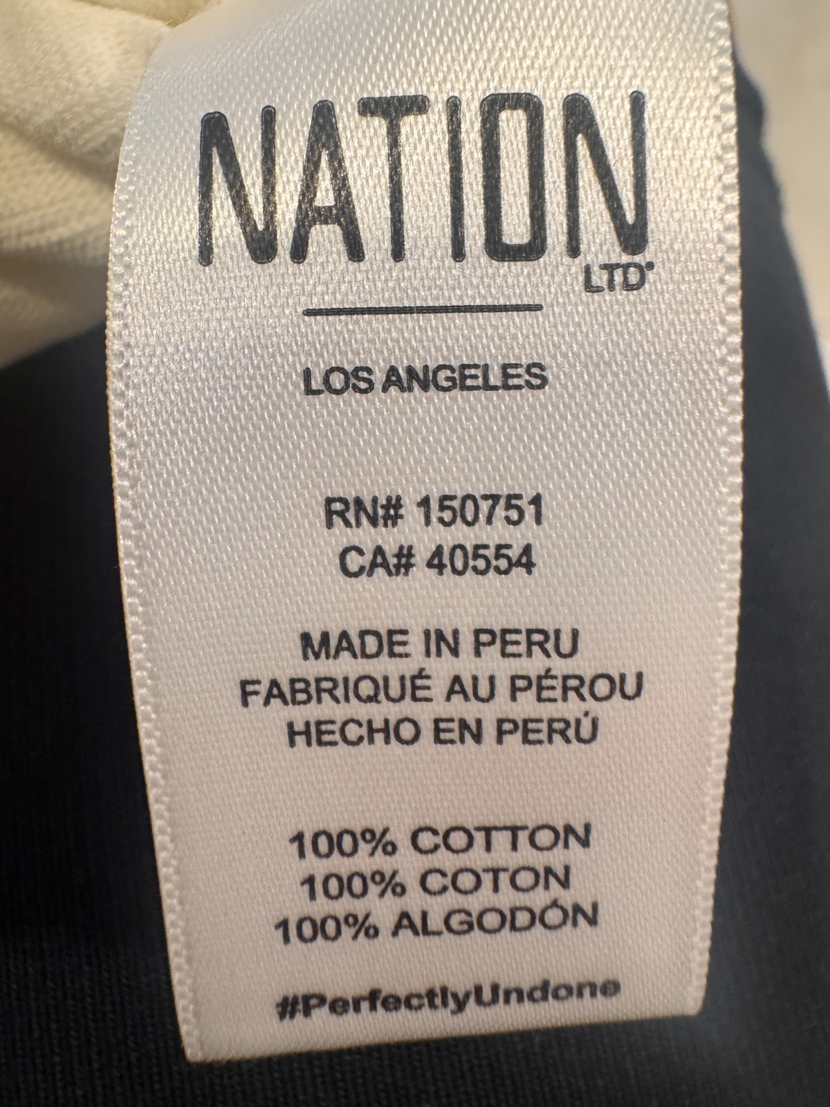Nation LTD Banks Relaxed Snap T-Shirt XS