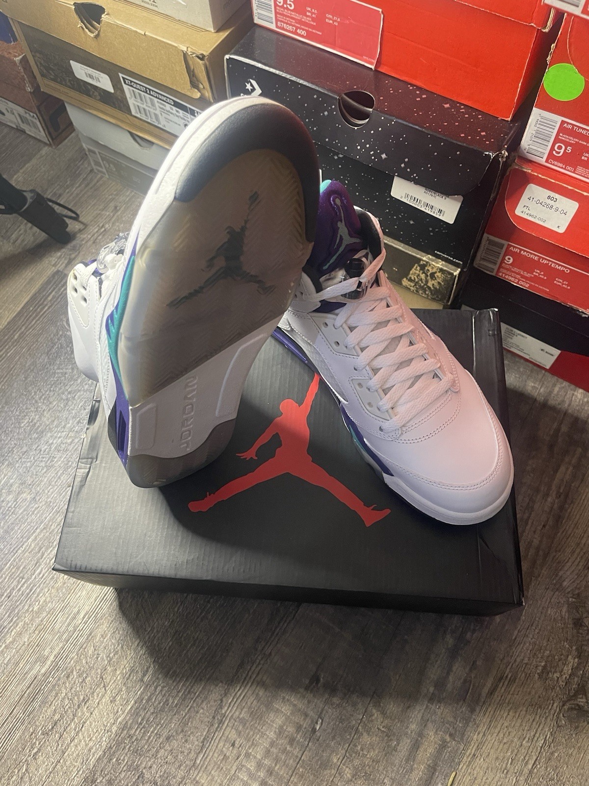 Jordan Air Jordan 5 Retro Grape 2013 Sneaker Style Code 136027-108