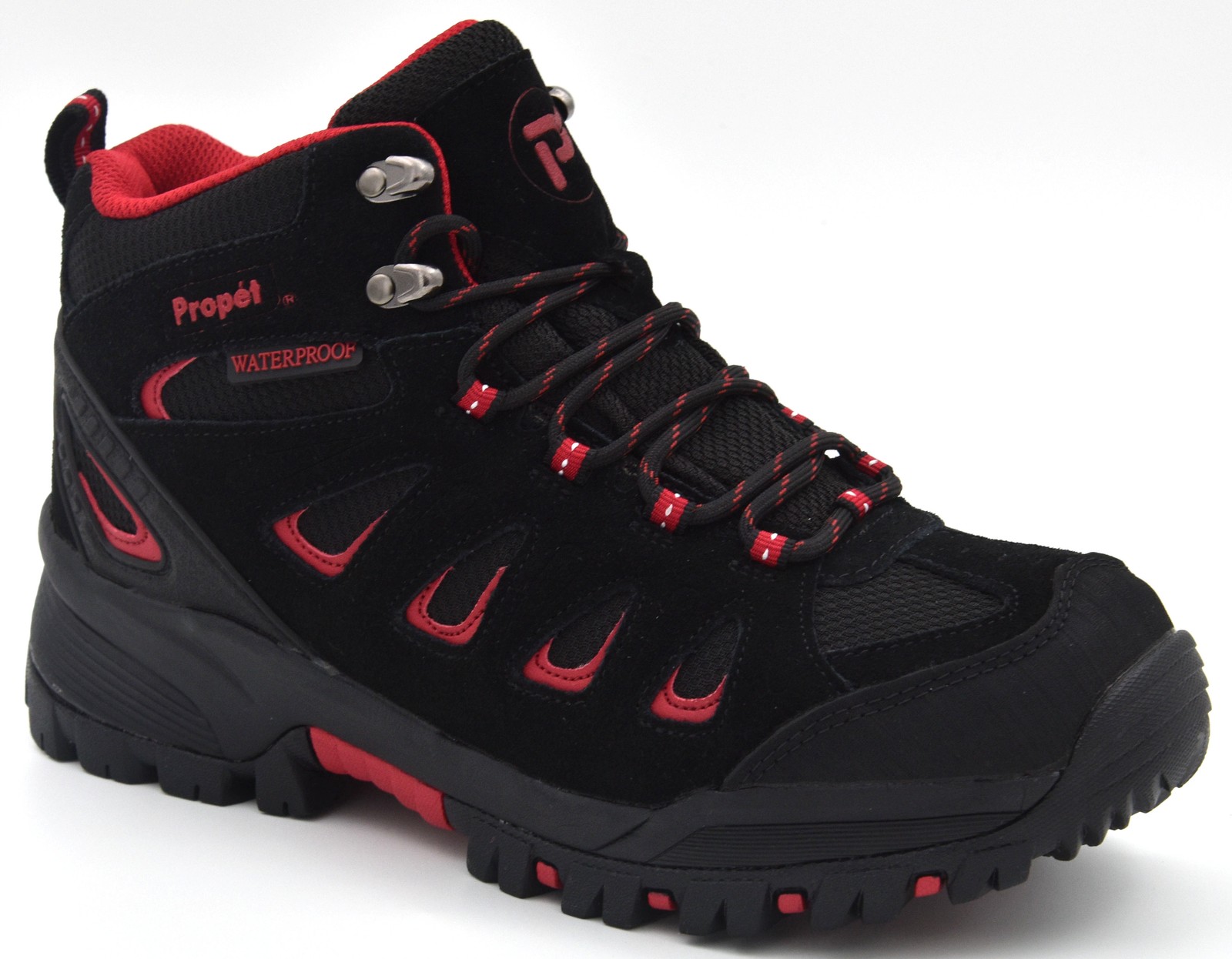 Propet Men’s Ridge Walker Waterproof Hiker M3599 Black/Red