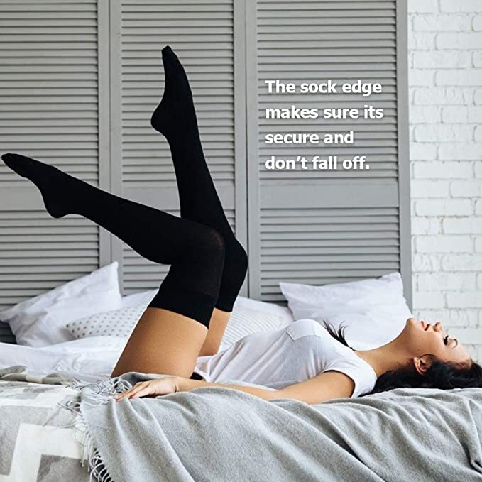 Girls Ladies Women Thigh High Over the Knee Socks Extra Long Cotton Stockings US