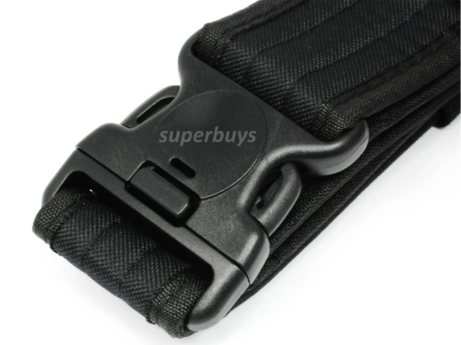 Black Heavy Duty Tactical Nylon Belt Load Bearing Police Security Military 54mm