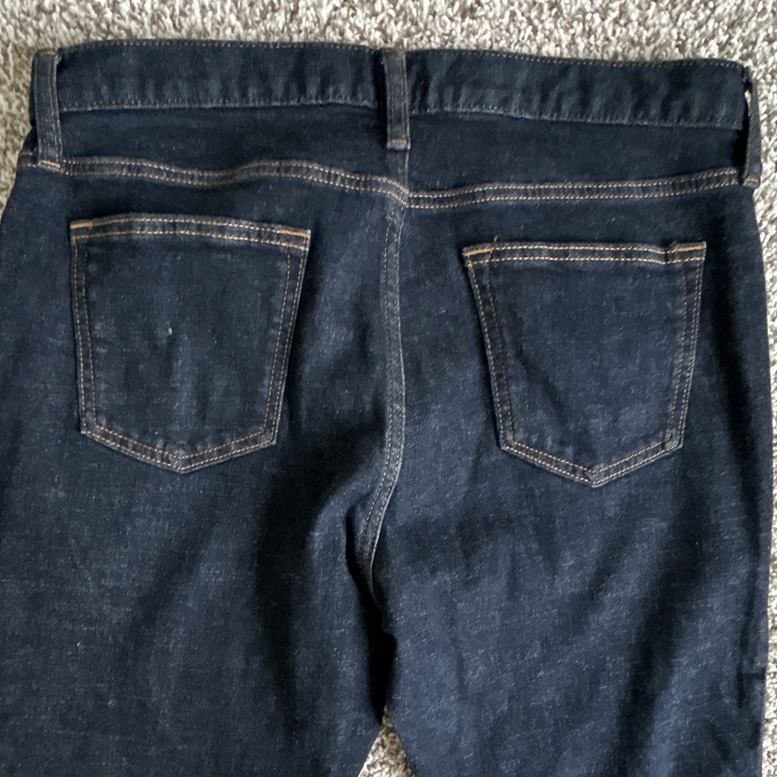 Old Navy Men’s Built-In Flex Skinny Fit Dark Wash Blue Denim Jeans 5-Pocket