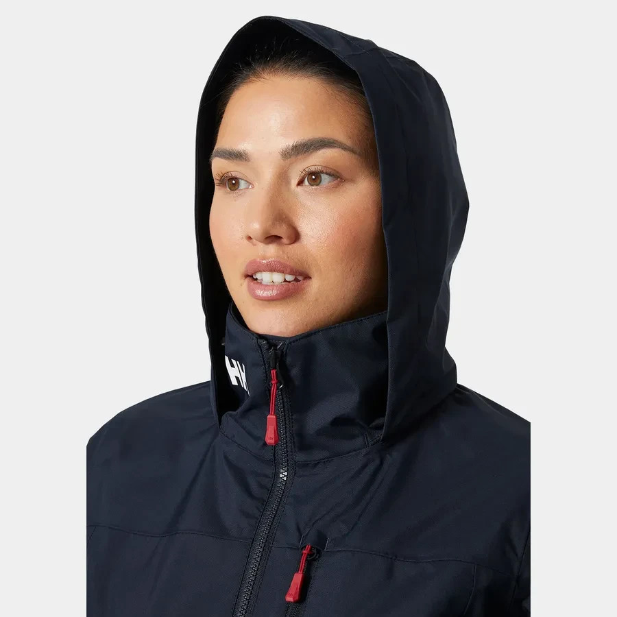 Helly Hansen Crew 2.0 Hooded Sailing Jacket – Women’s – Medium / Navy