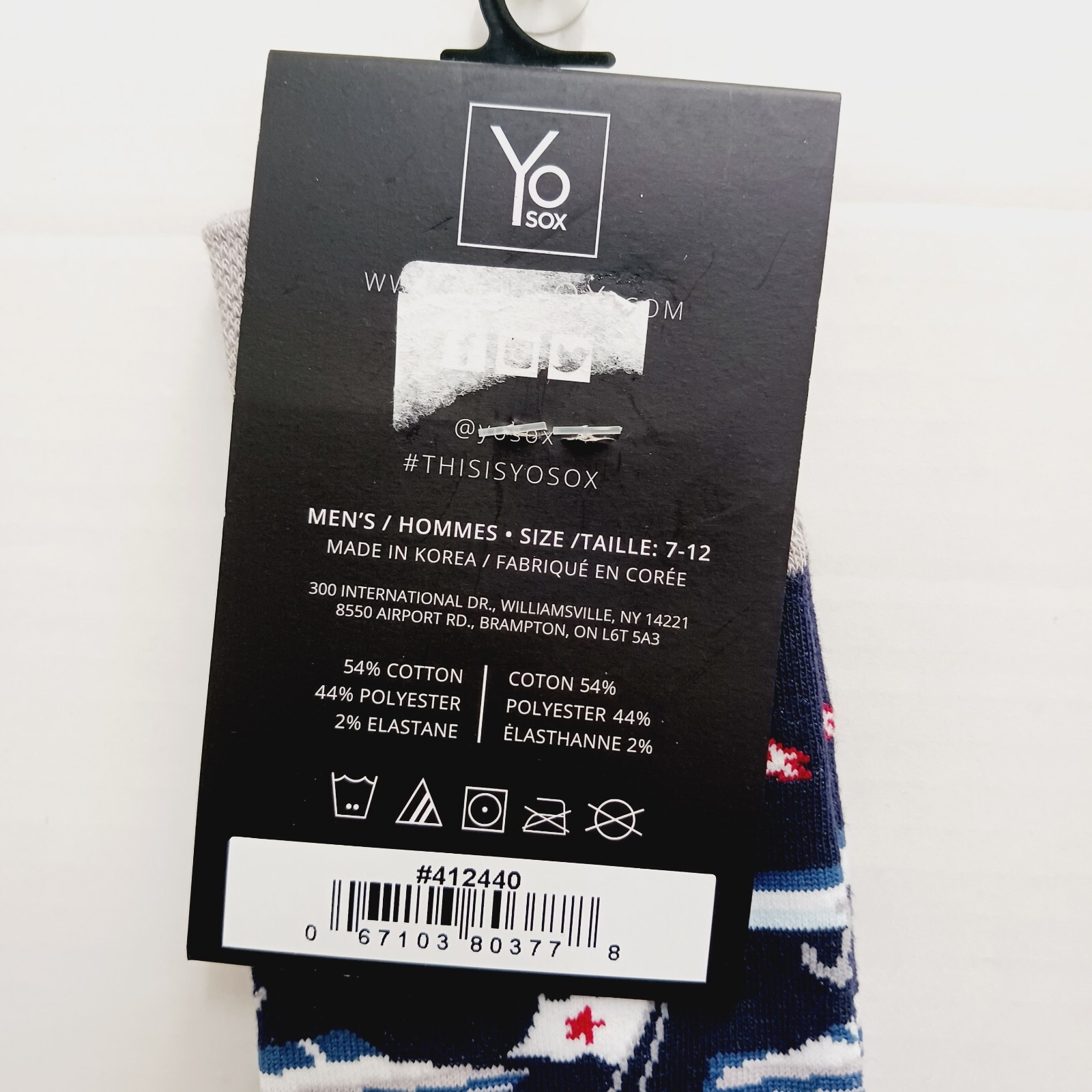 Yo Sox Socks Crew Men Women Yacht Boat Ship Anchor Sailing Nautical Flag Cruise