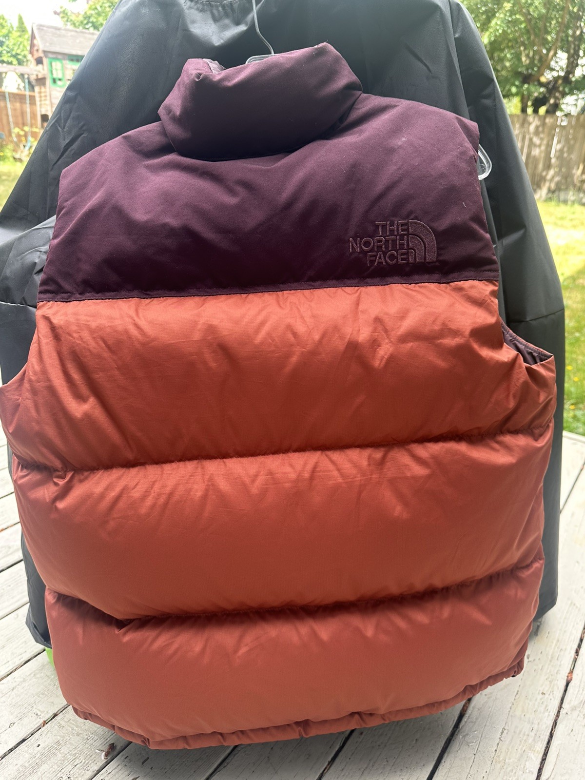 The North Face 600 Down Vest Men’s Orange 1996 Nuptse Retro Puffer Size Small