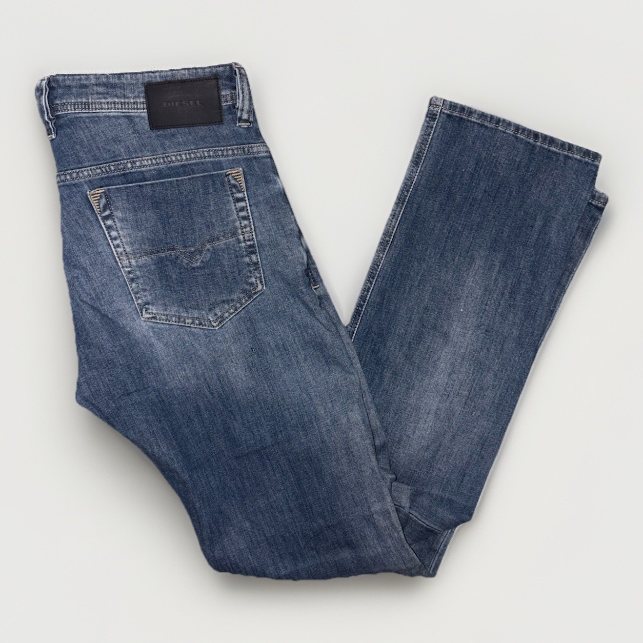 Diesel Safado-R Jeans Men’s 32 Blue Regular Slim Straight Stretch Denim 33×33