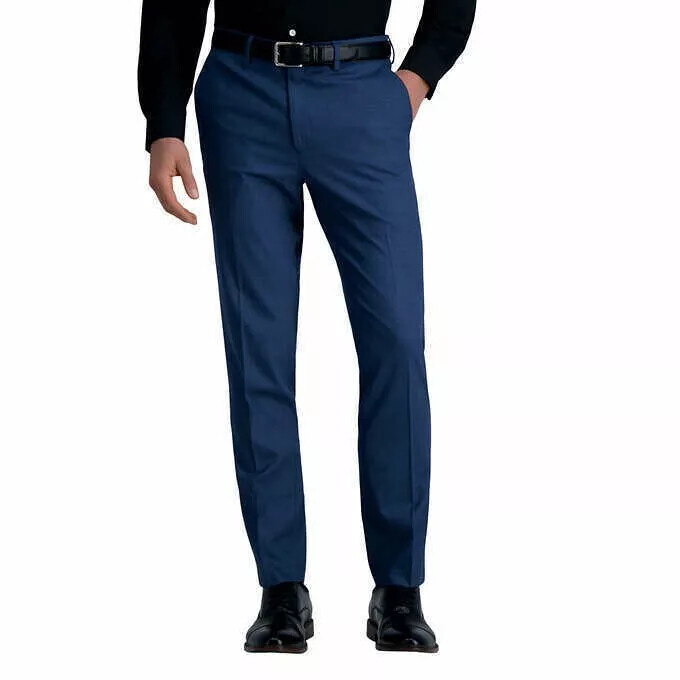 Haggar Men’s Performance Straight Fit 365 Flex Dress Pants