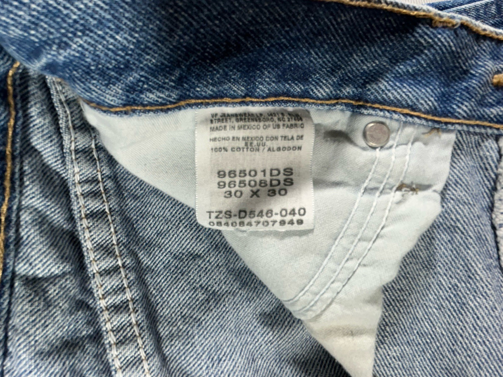 Wrangler Five Star Authentic Premium Jeans 30×30 96501DS Classic