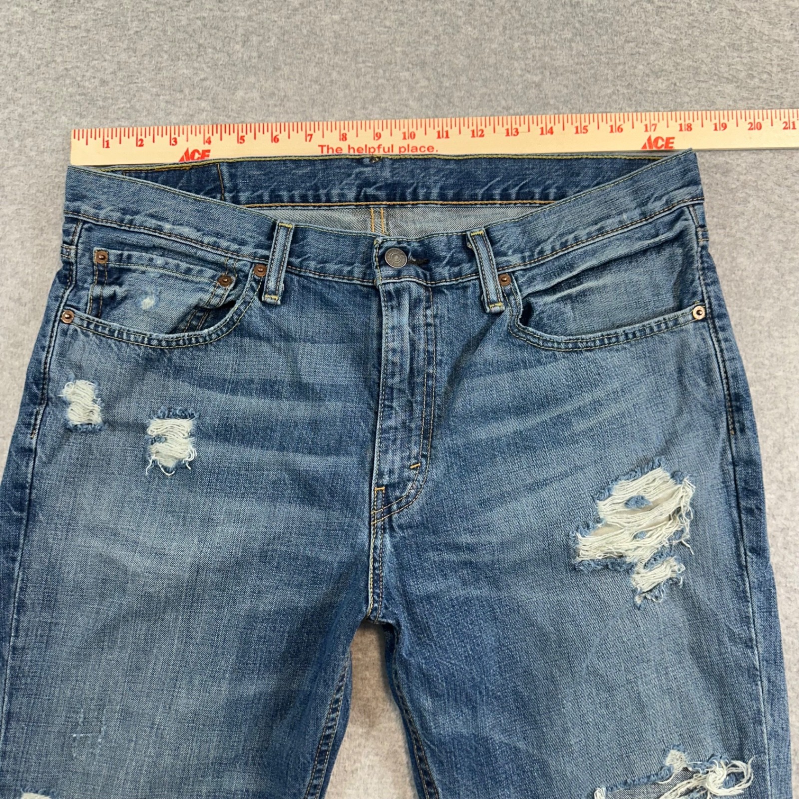 Levi’s 511 Men’s Size 36Wx34L Slim Fit Denim Jeans Medium Wash Blue Stretch