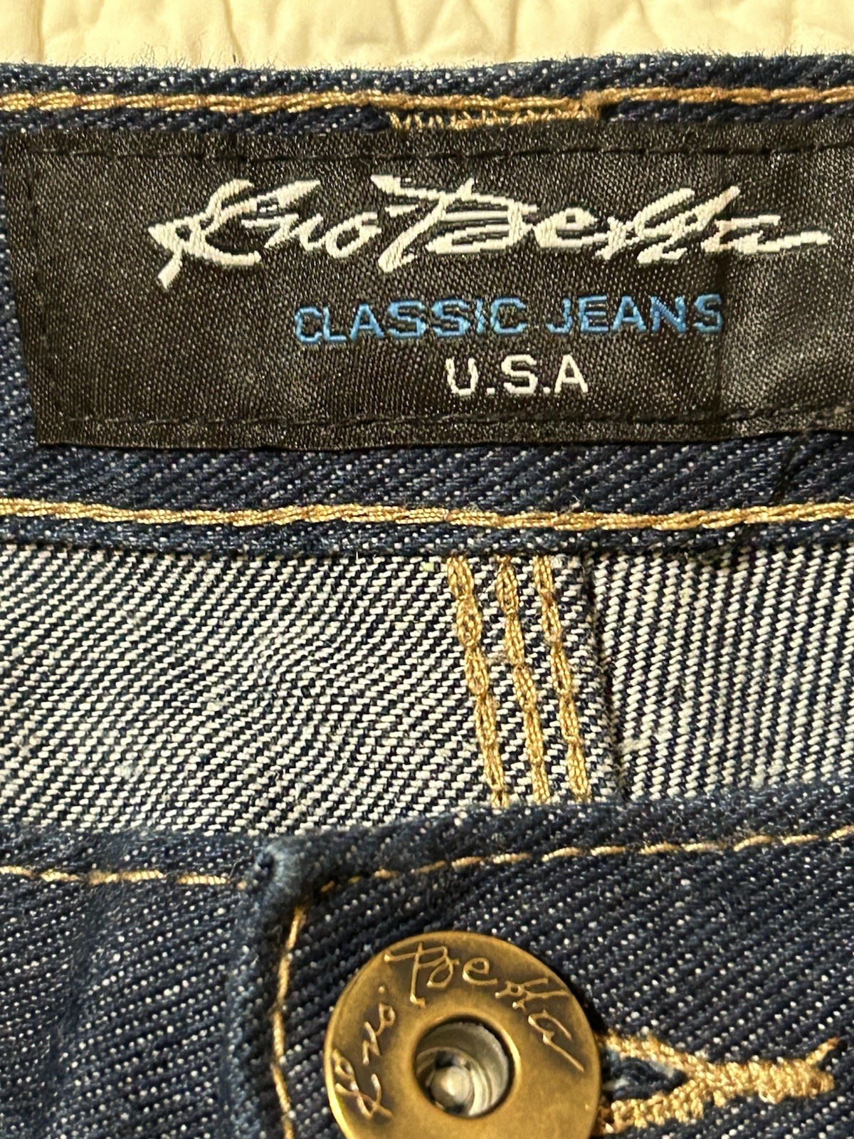 KNO BETTA Men’s Size 32×30 Jeans Carpenter Straight Leg Denim Dark Knobetta