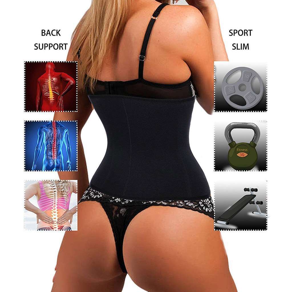 Corset Waist Trainer Training Shaper Body Shapewear Underbust Cincher Tummy Belt