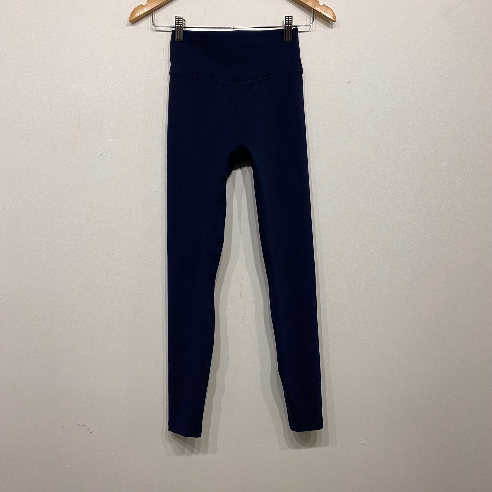 FORM Core Leggings Navy Blue High Waisted Athletic Yoga Pants Womens Small