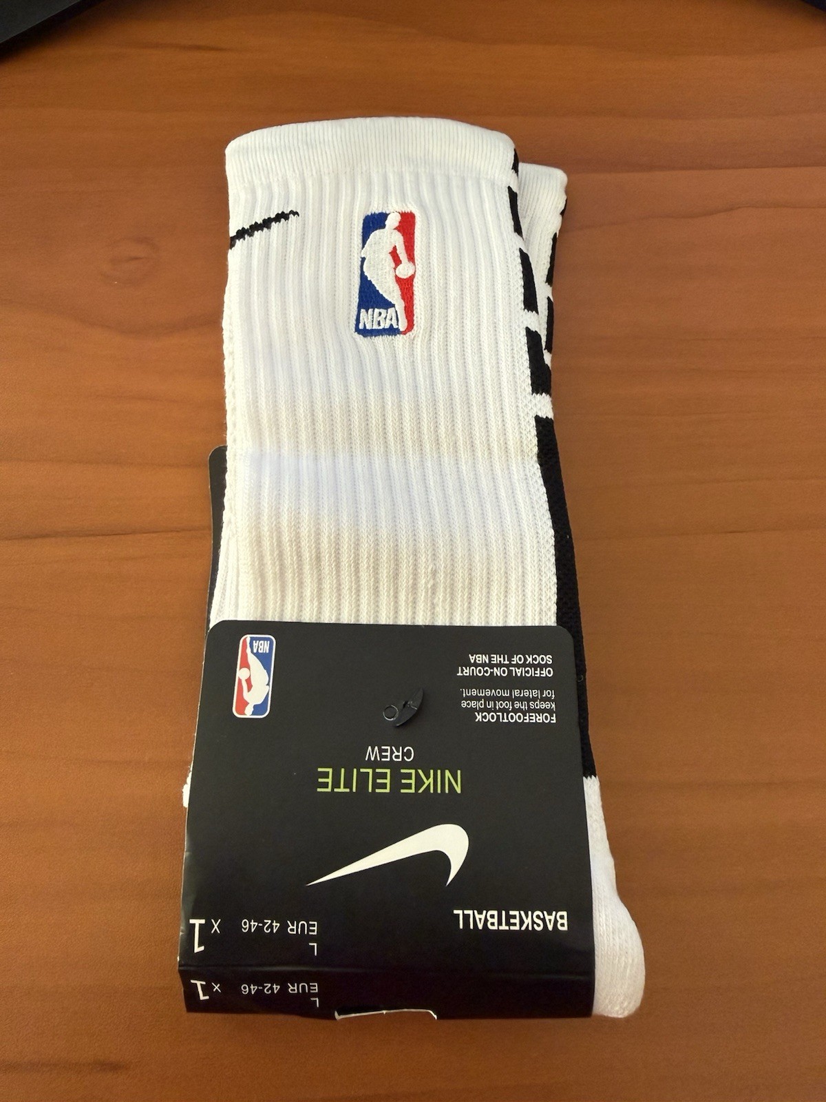 Nike NBA Elite Socks 1 Pair Large(8-12)