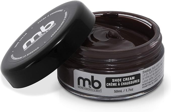 Moneysworth Best Boot & Shoe Cream Polish – 1.7 oz 50 ml (All Colors )