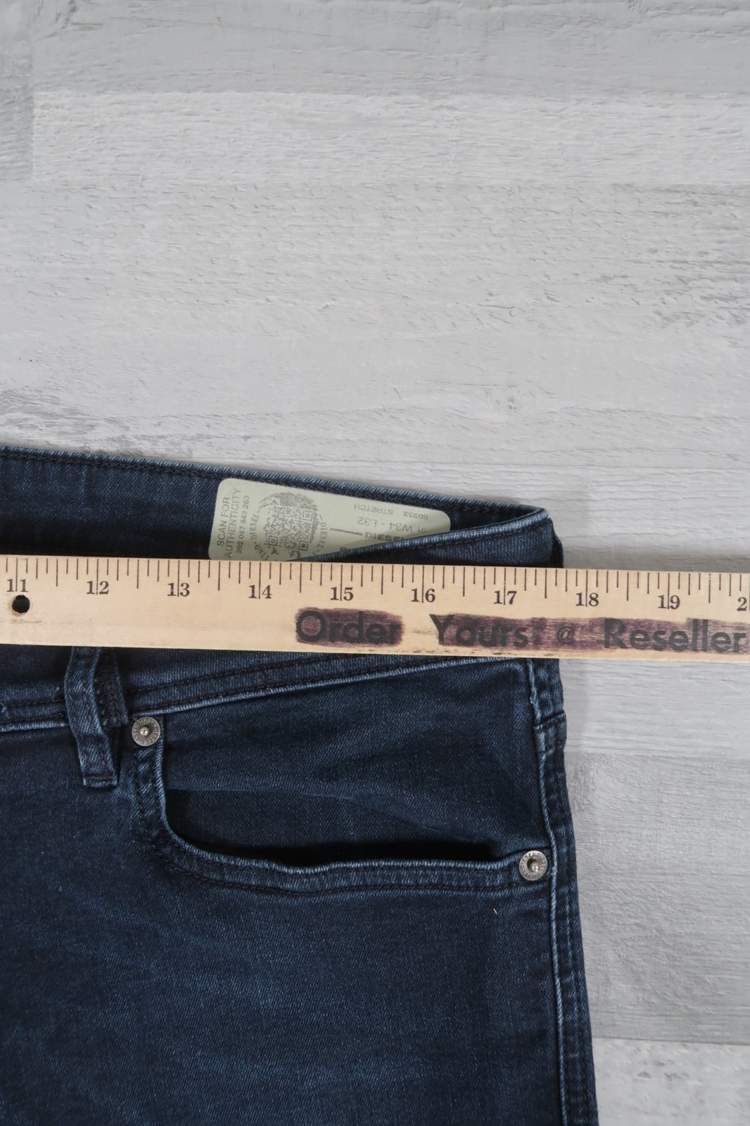 Mens Diesel SLEENKER Stretch Slim Skinny Blue W34 L32 Jeans Wash 0095X