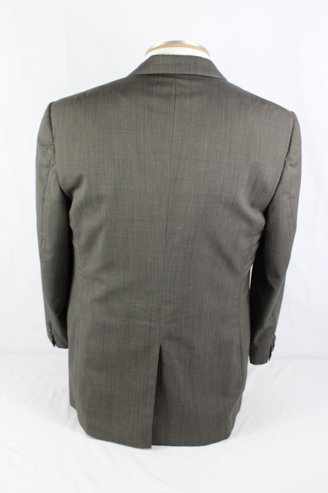 Brooks Brothers Mens Suit 40R Brown 2 Piece 3 Roll 2 33×28 Flat Front Classic