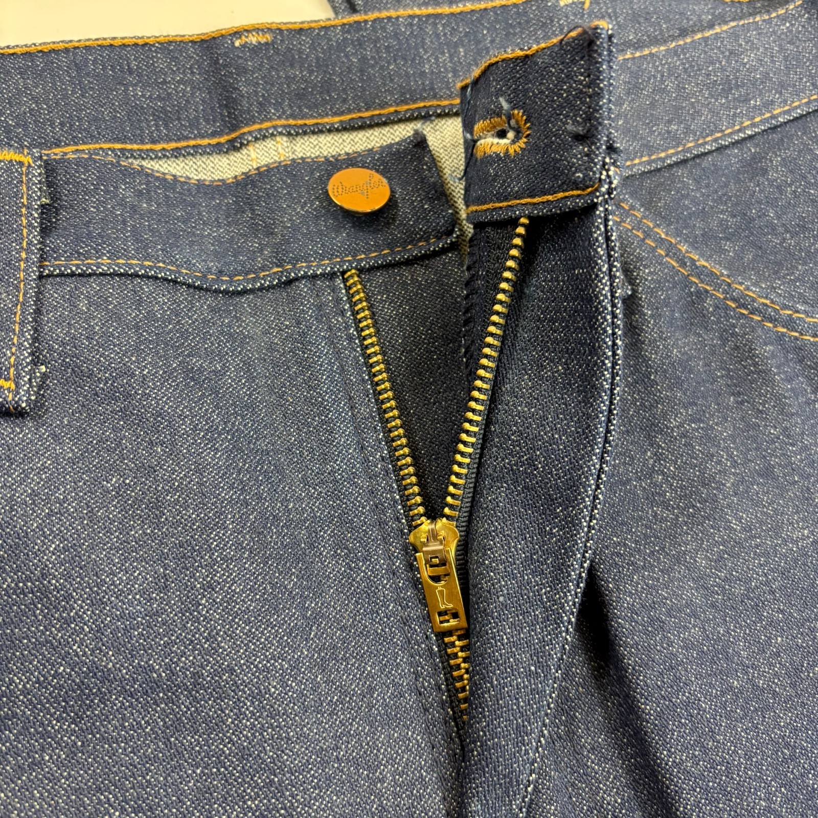 WRANGLER ProRodeo Cowboy Cut Jeans 33×30 13MWZ VTG 90s USA Made Dark Denim
