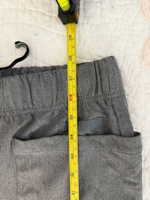 Climate Right by Cuddl Duds Pewter Scrub Jogger Pants S Anti Bacterial Tech