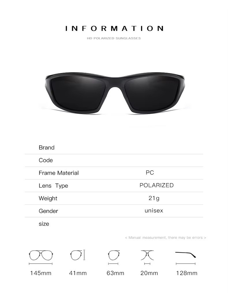 Men’S Polarized Fishing Sunglasses Men Women Cycling Driving Hiking Sun Glasses