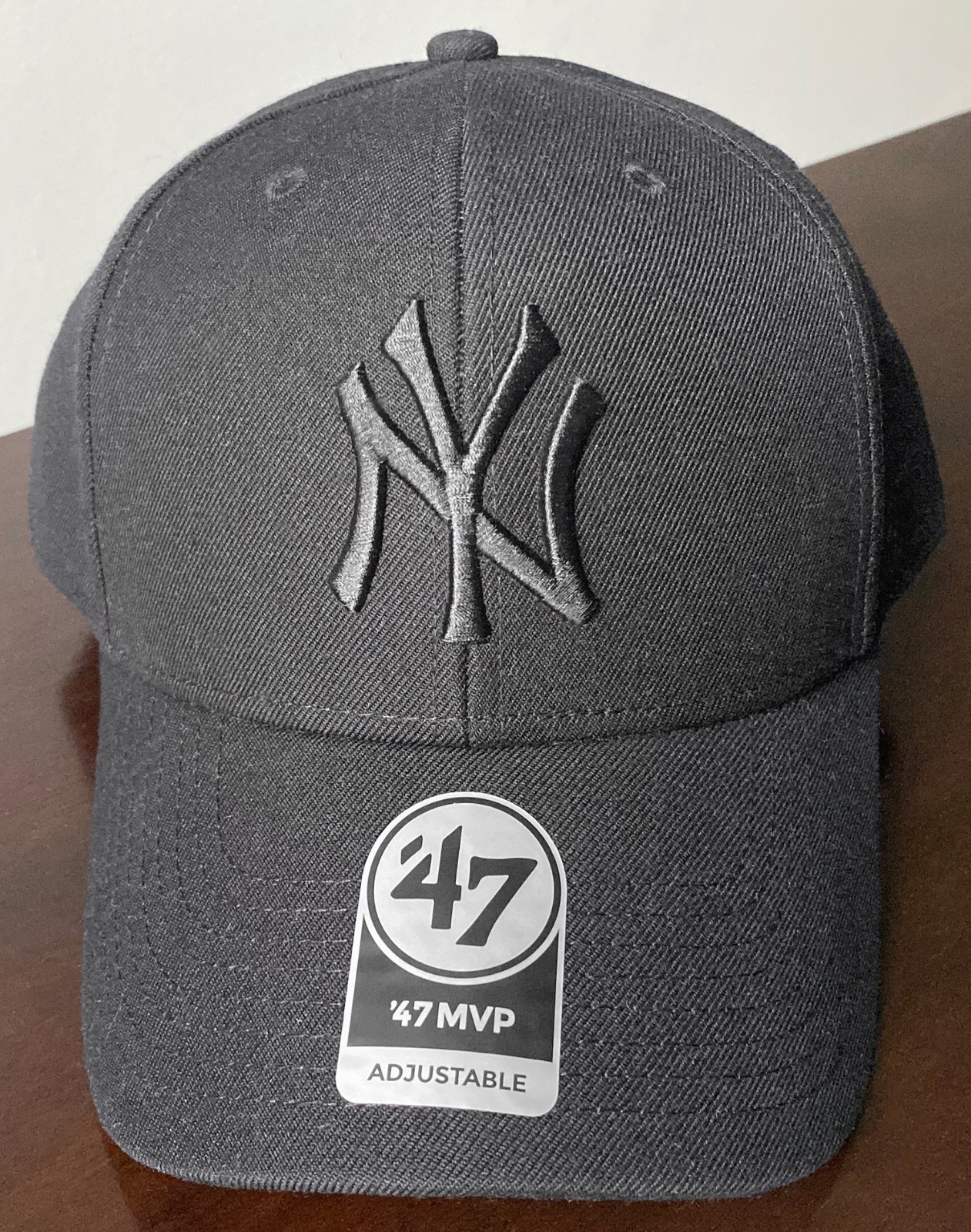 NEW 47 Brand Official New York Yankees Black/Black Baseball Hat