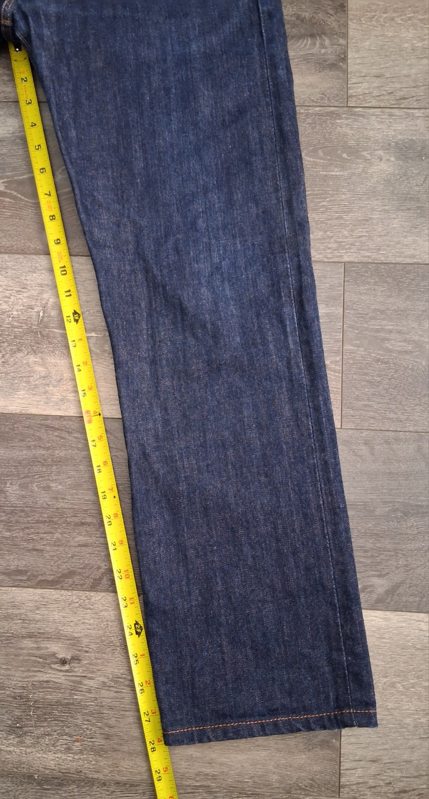 Gap Kaihara Japanese Raw Selvedge Denim Blue Jeans Button Fly Mens Size 31×28