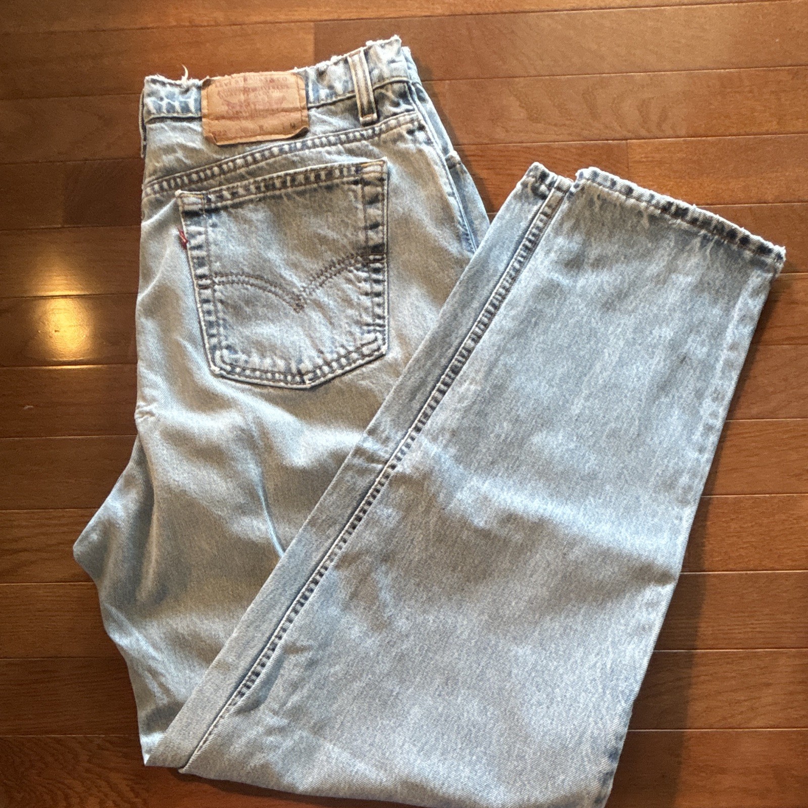 VTG USA Levi’s 522 women’s tapered light wash Mid Rise 5-Pocket 16M 32×29