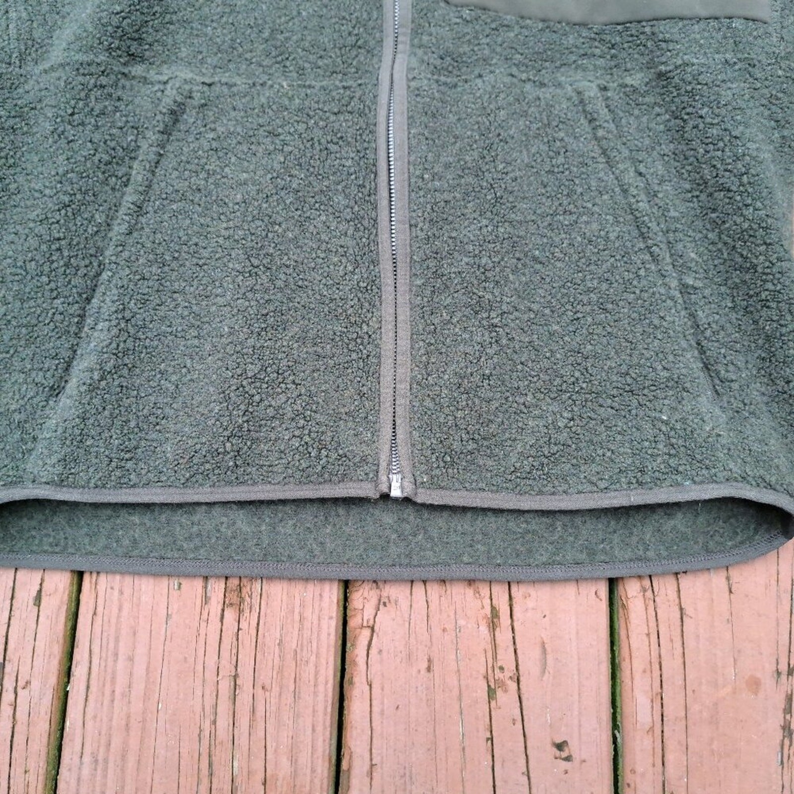 %lululemon Hoodie Coat Men Green ( Wool ,Nylon,Polyester ) Size Medium