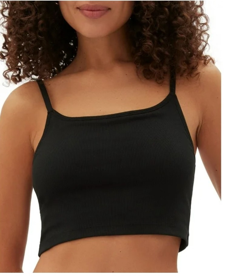 Gap GapBody Women’s Logo Comfort Cropped Bralette/Cami Black $34.50 Medium