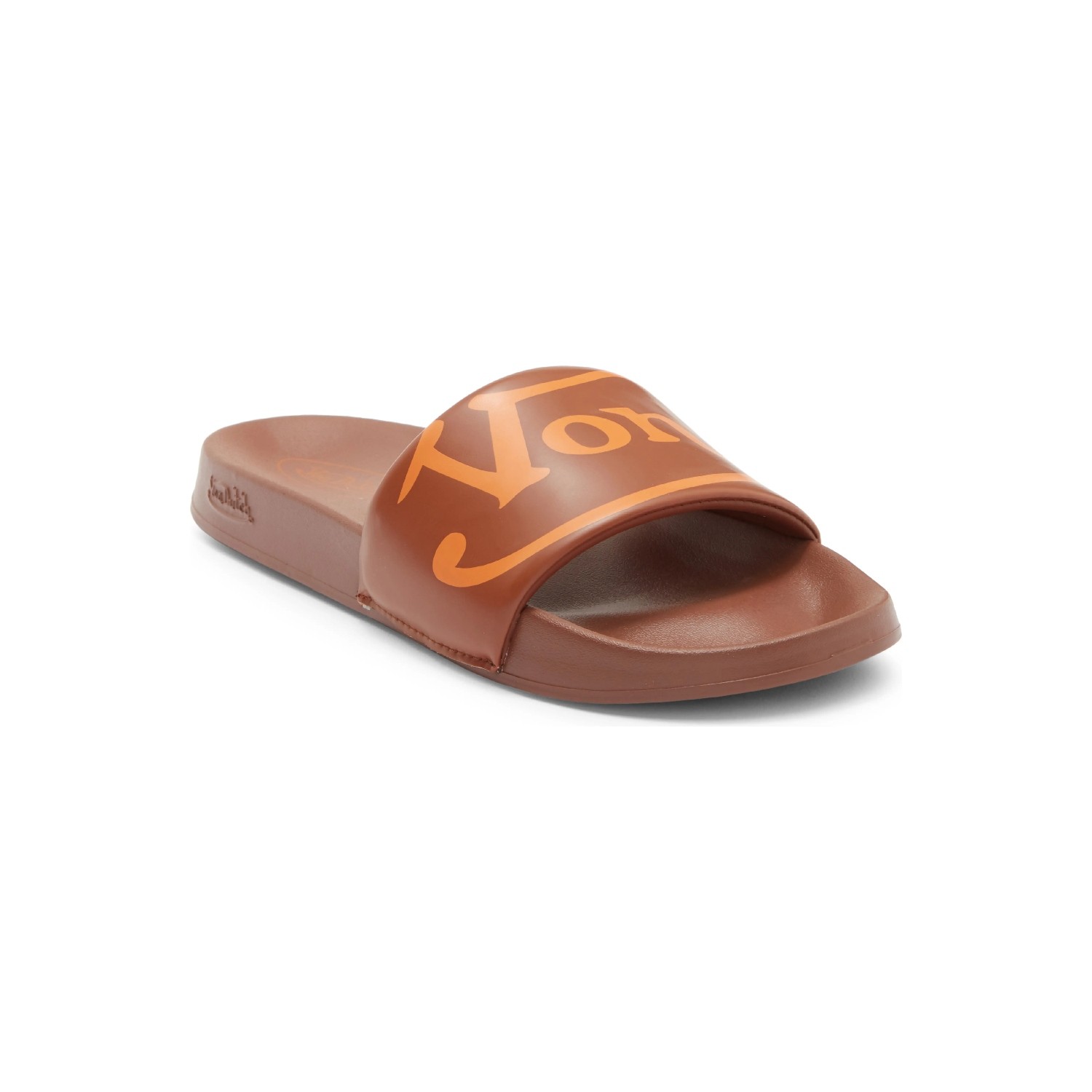 Von Dutch Unisex Slide Sandals with Cushioned Footbed, Graphic Print Pool & Beac