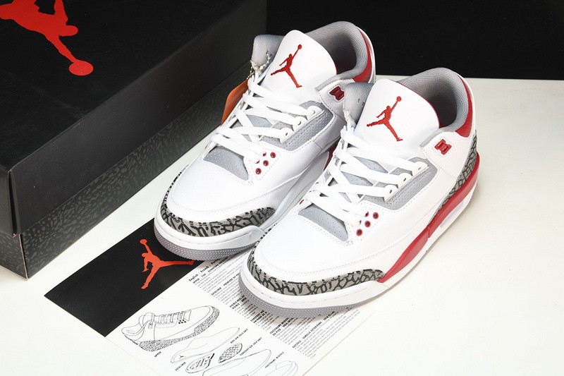 DN3707-160 Nike Air Jordan 3 Retro Fire Red (2022) Men’s Size 4-13