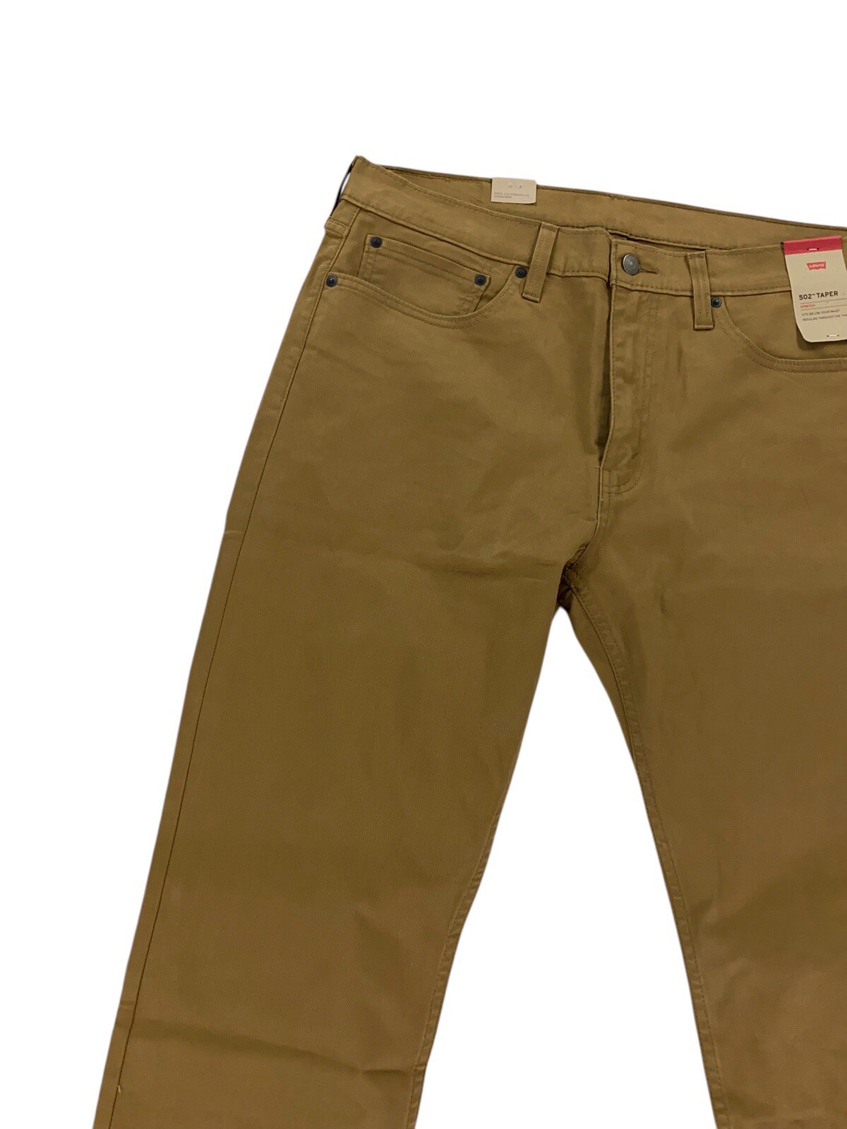 NEW Levi’s Strauss 502 Taper Soft Stretch Regular Caraway Twill Brown Pants