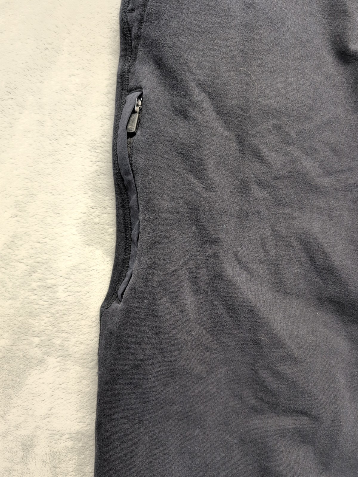 Mack Weldon Jogger Pants Mens Large Black Tapered Drawstring Daily Wear Gym Fit