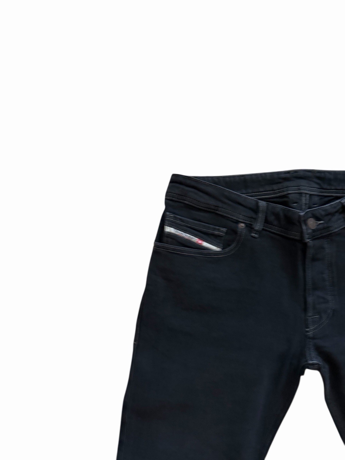 Diesel Mens 2007 Zatiny Slim Bootcut Jeans RE064 Black $195 Size 33/32