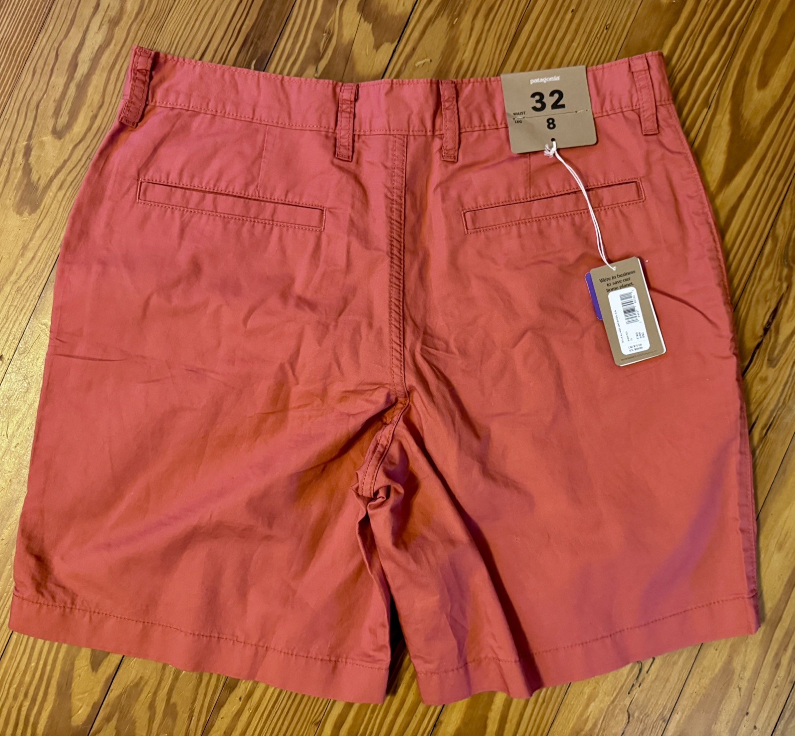 Patagonia Men’s Lightweight All Wear 32 in. Hemp Shorts 8″ Inseam Sumac Red NWT