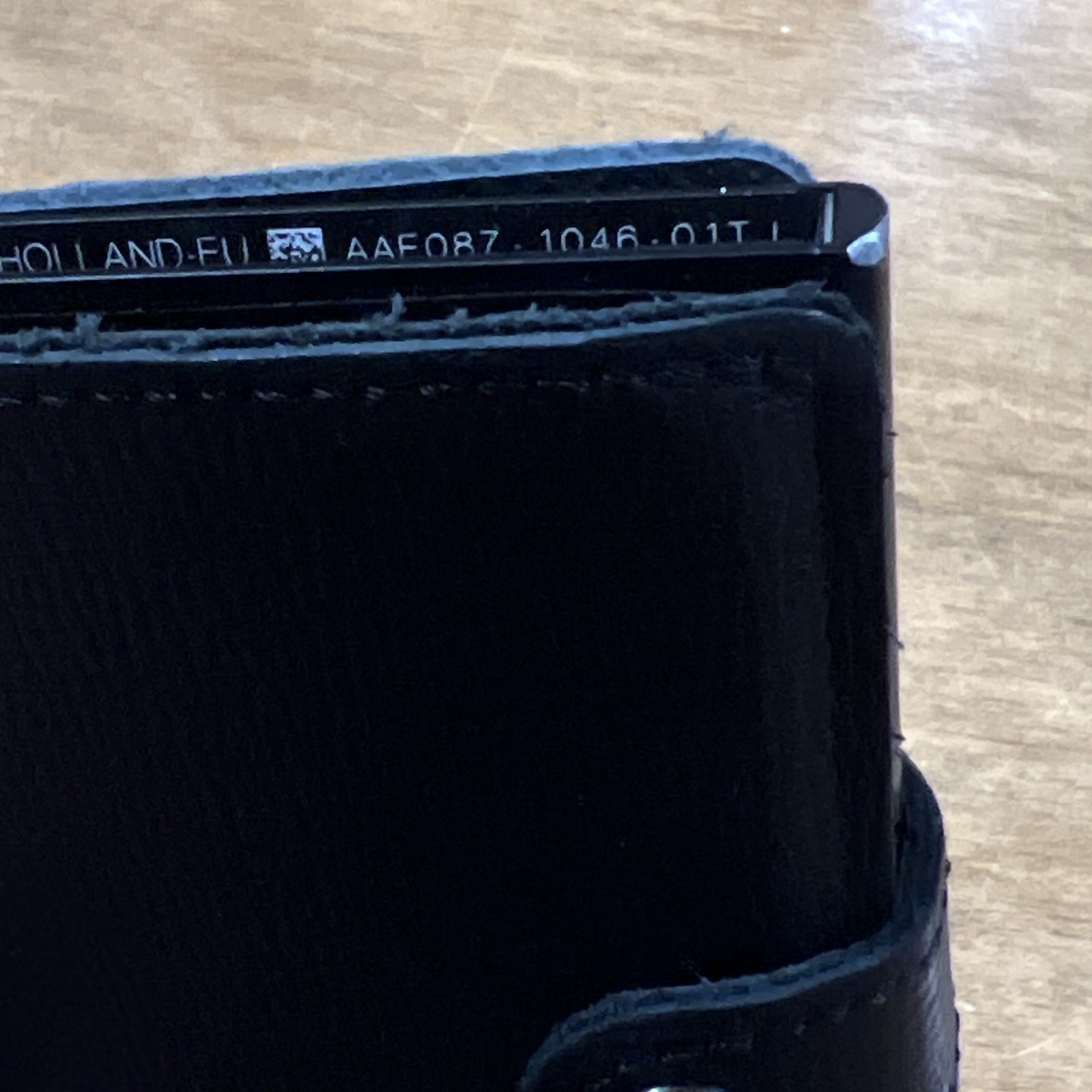 Secrid Black Leather Mini Wallet Folding Credit Card Protector for Men