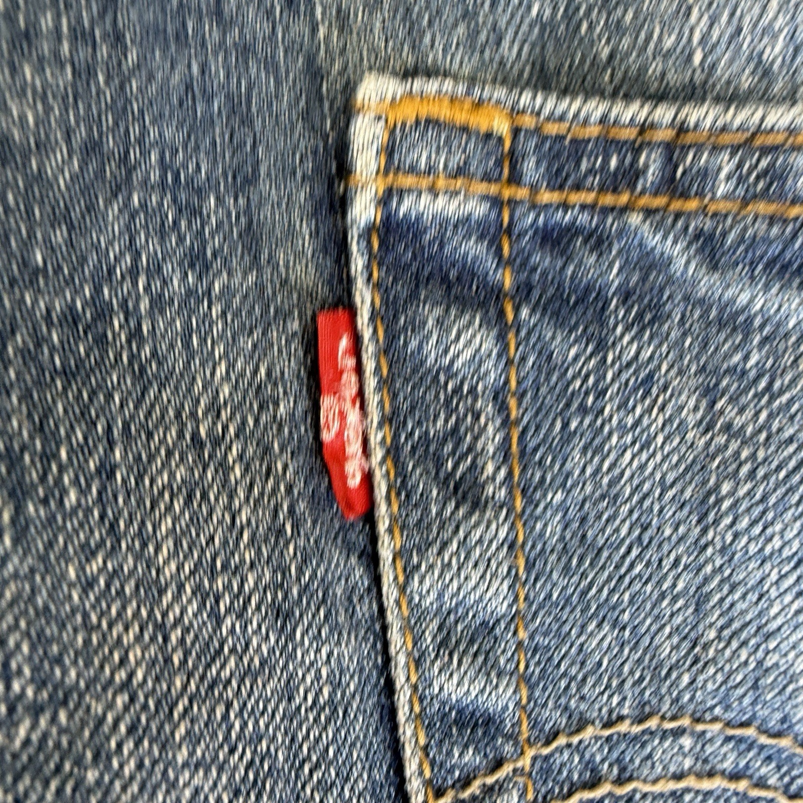 VTG Levis 501 Button Fly Blue Jeans Mens 34×34 Stone Wash Distressed Denim Y2K