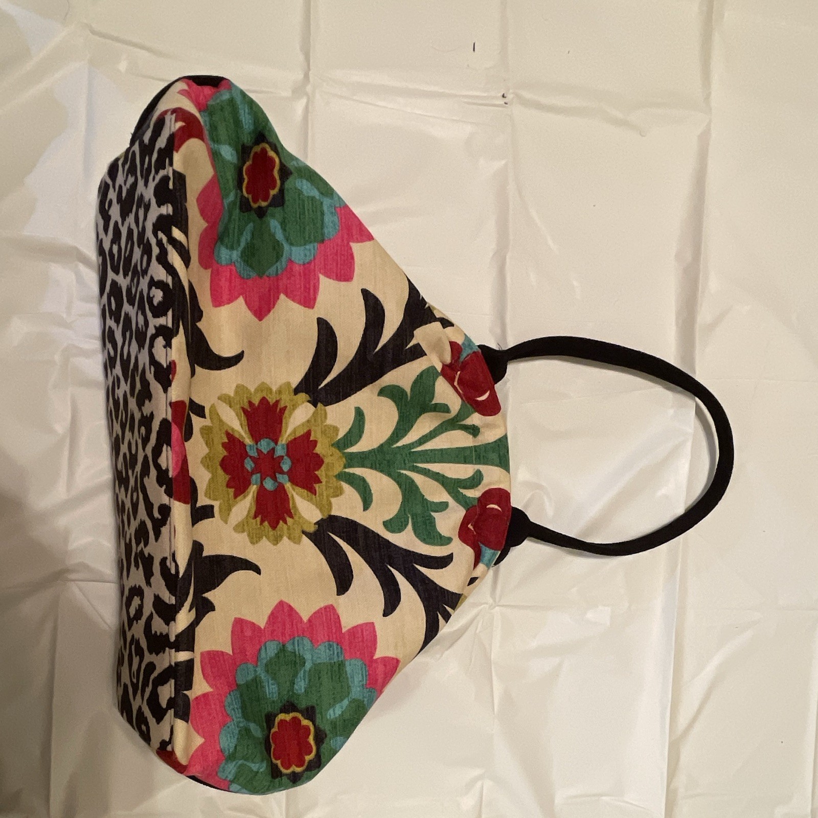 Atenti Floral Snap Frame Bag